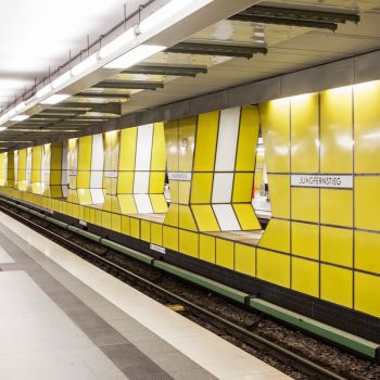 Haltestelle Jungfernstieg - Bahnsteig U2/U4